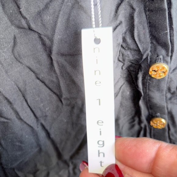 Nine one eight XL black top new nwt - Picture 7 of 7